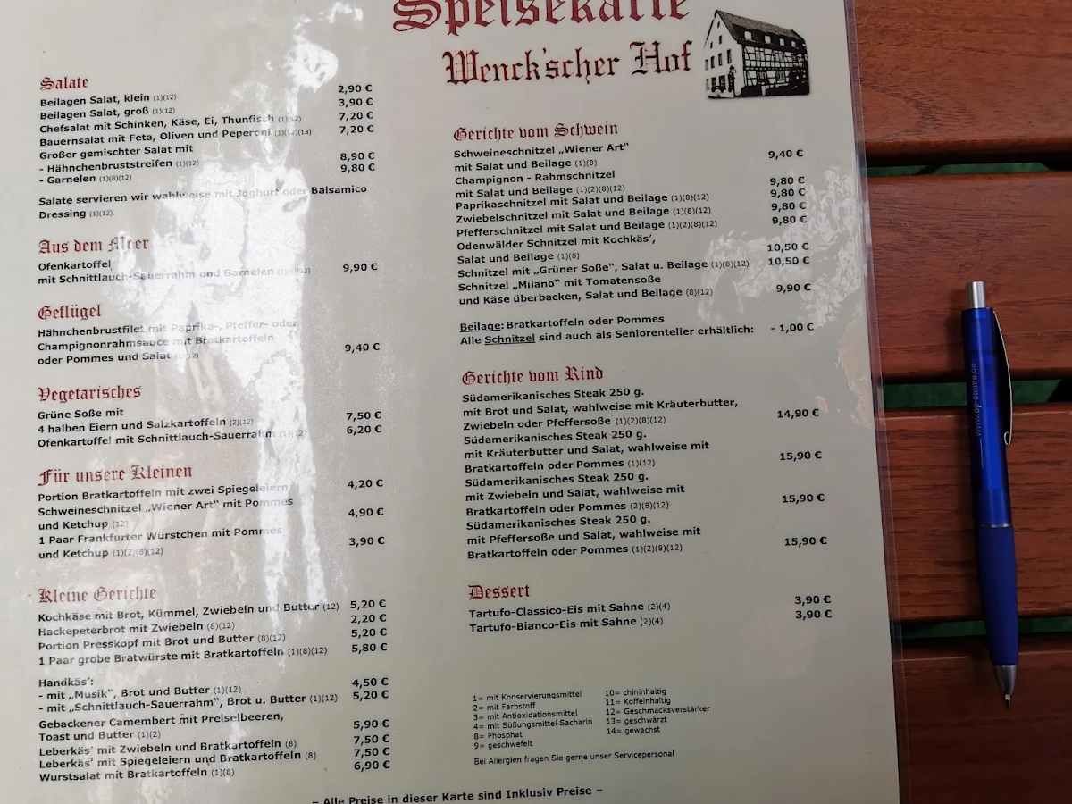 Speisekarte photo 5