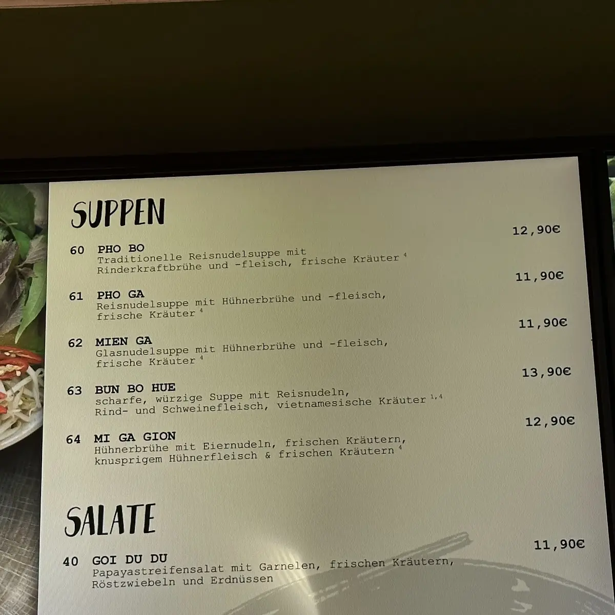 Speisekarte photo 8