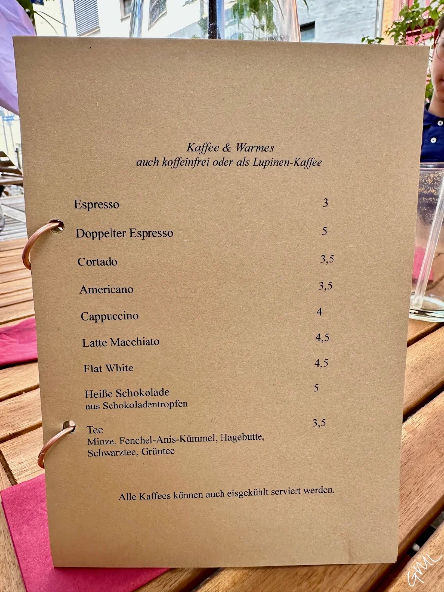 Speisekarte, Tonka Restaurant