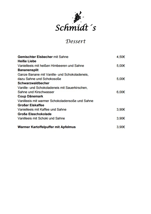 Speisekarte photo 4