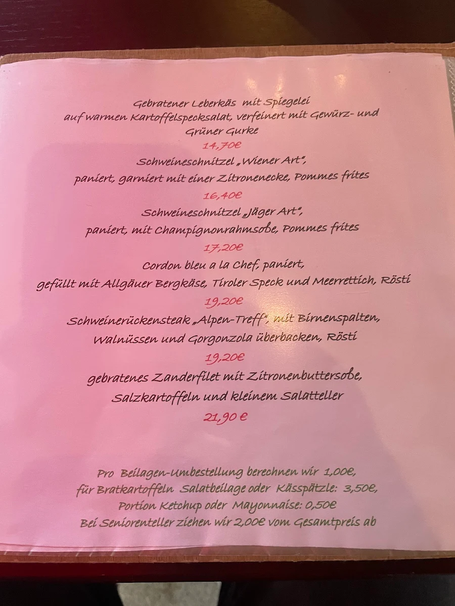 Speisekarte photo 2