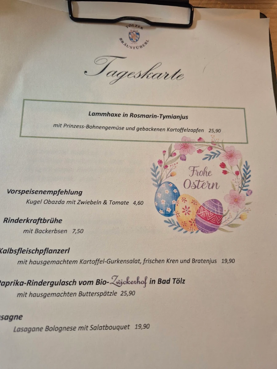 Speisekarte photo 1