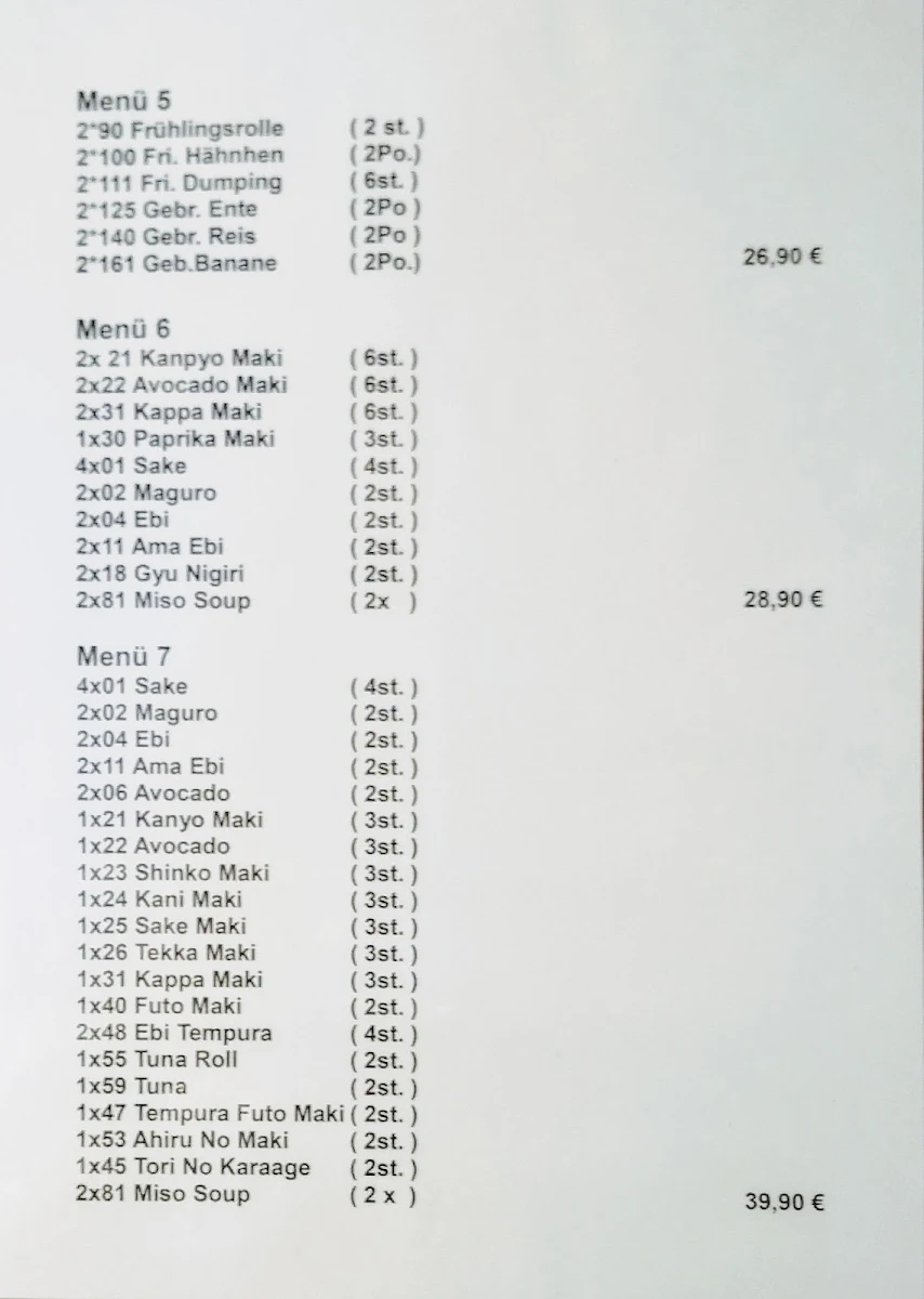 Speisekarte photo 3