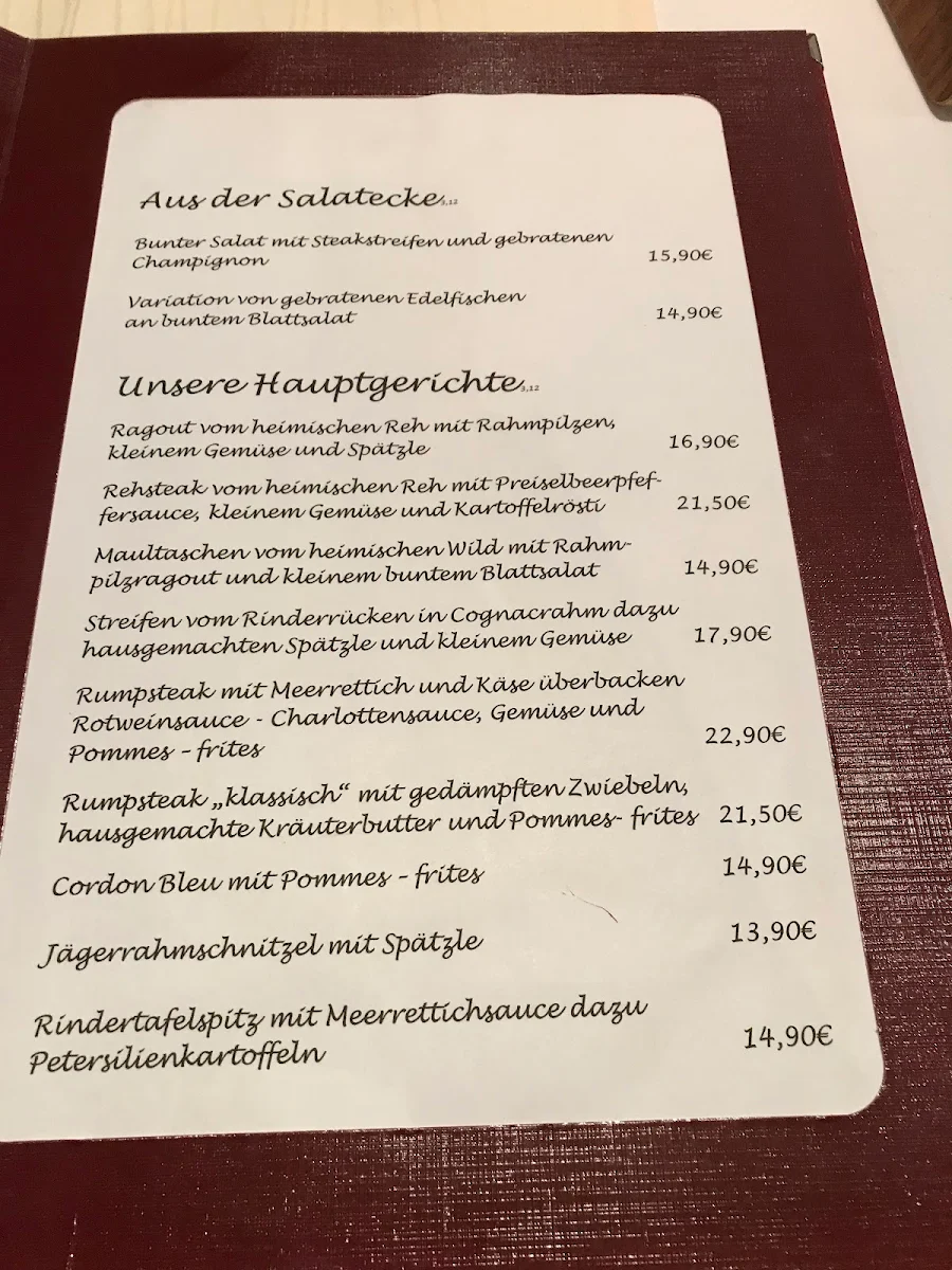 Speisekarte photo 2