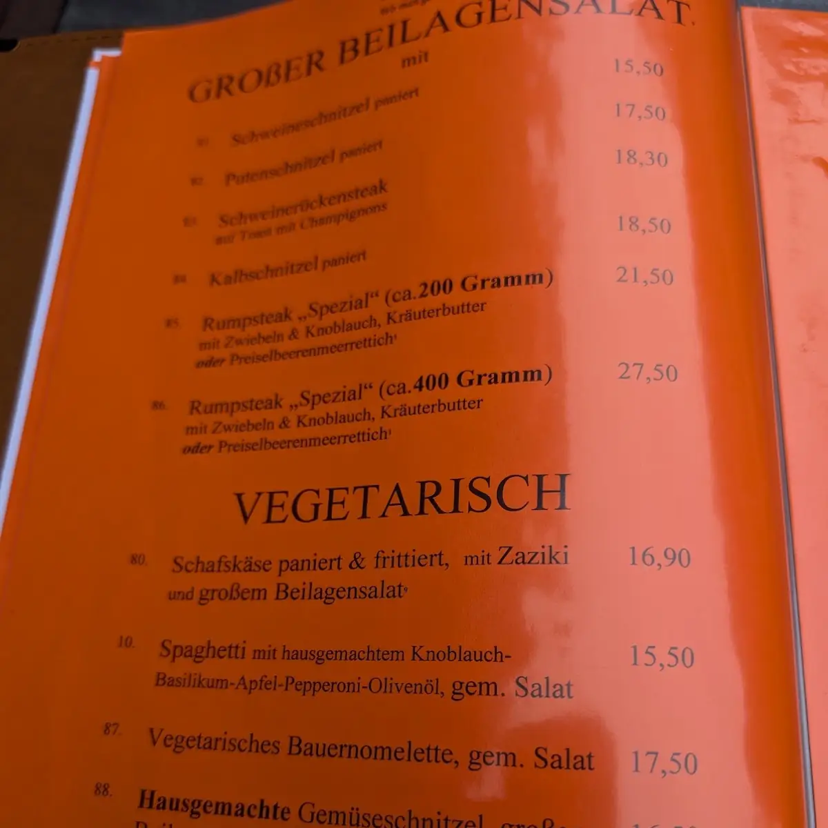 Speisekarte photo 5