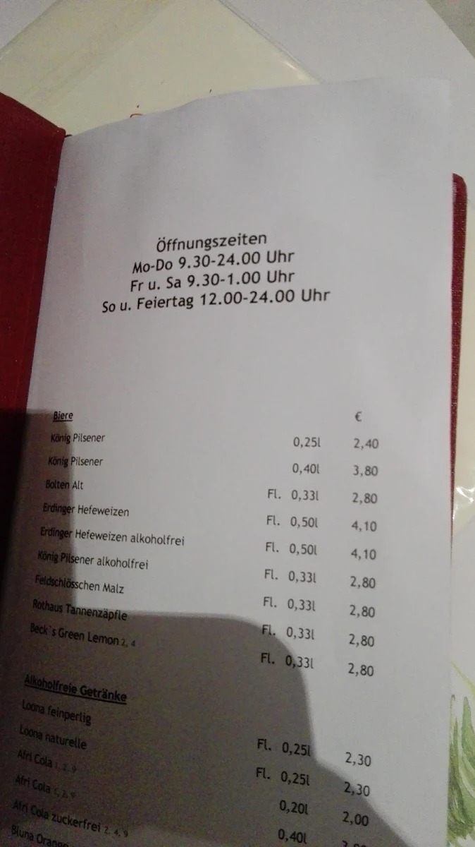 Speisekarte photo 5