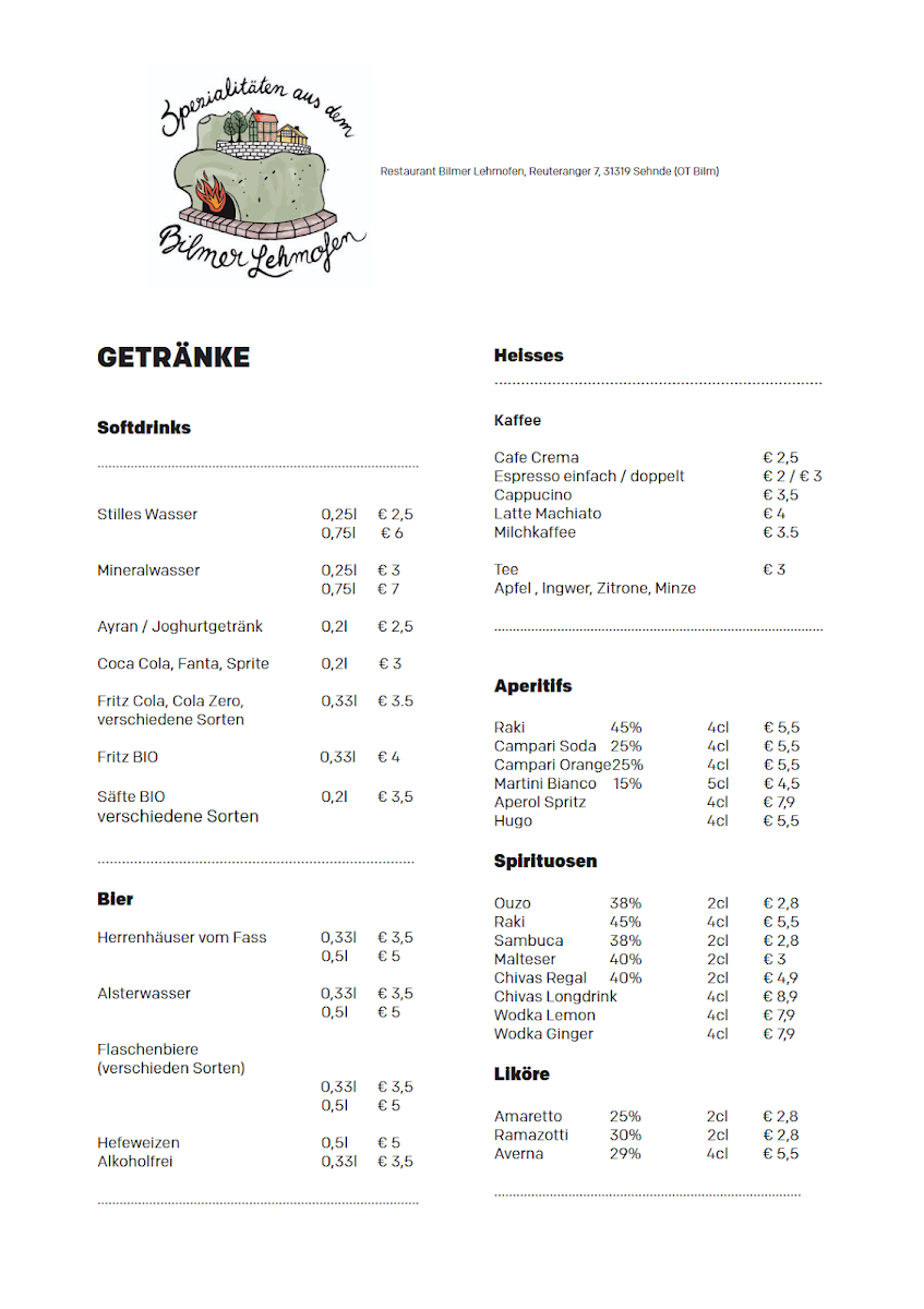 Speisekarte photo 2