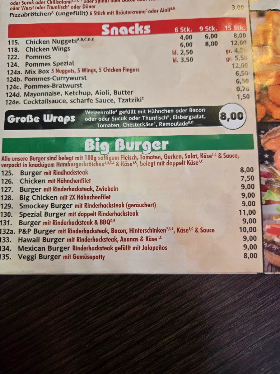 Speisekarte photo 2