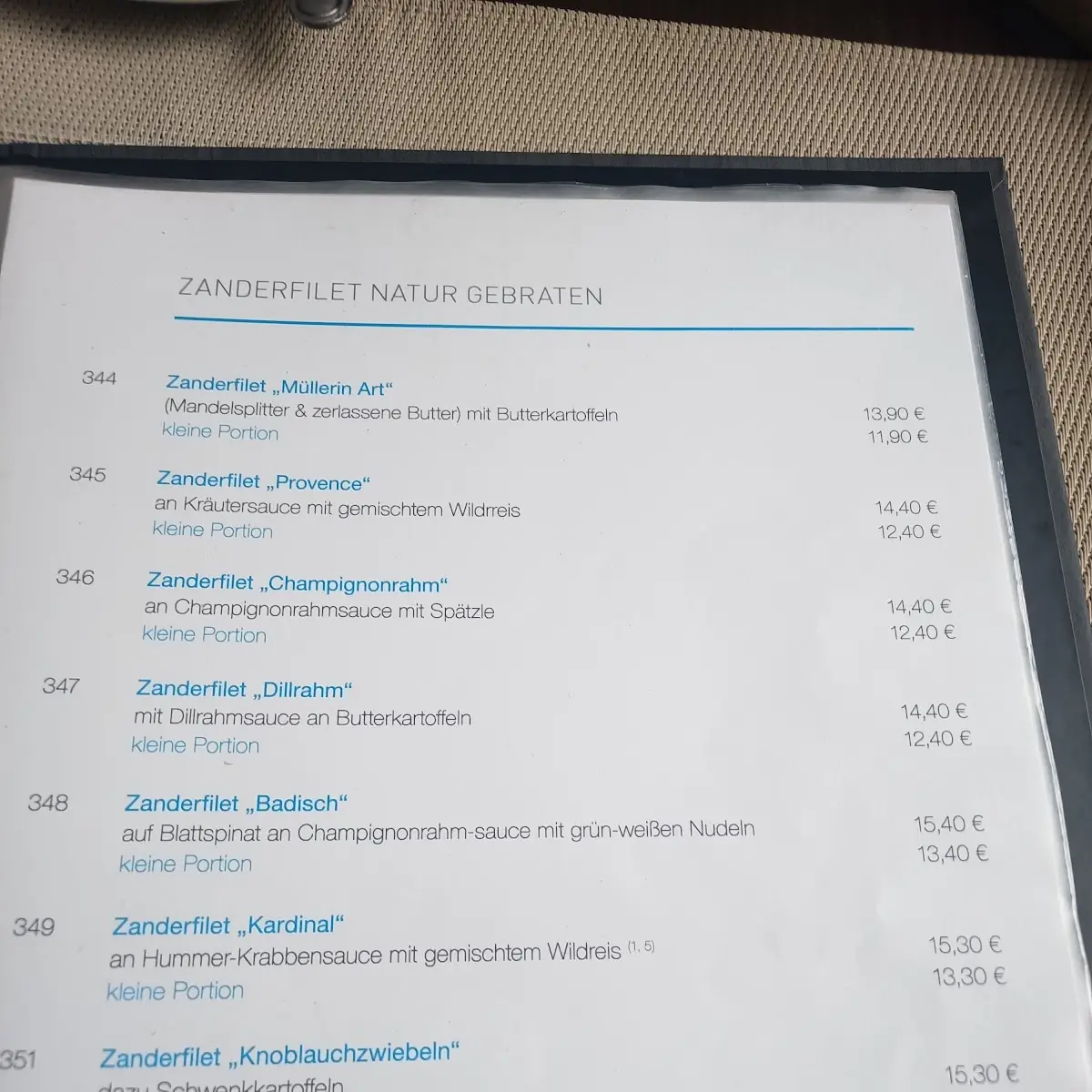 Speisekarte photo 10