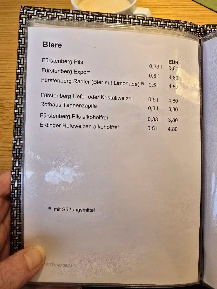 Speisekarte photo 3