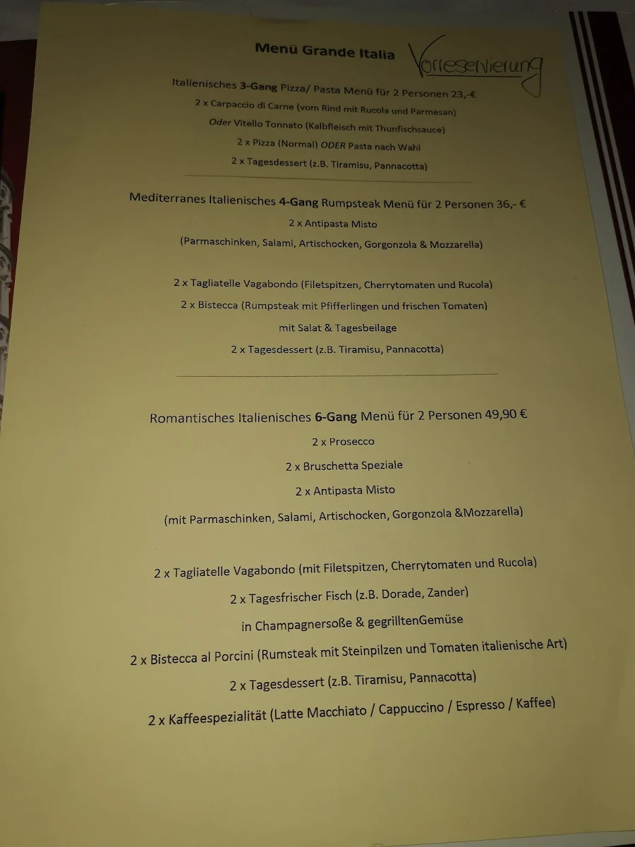 Speisekarte photo 2