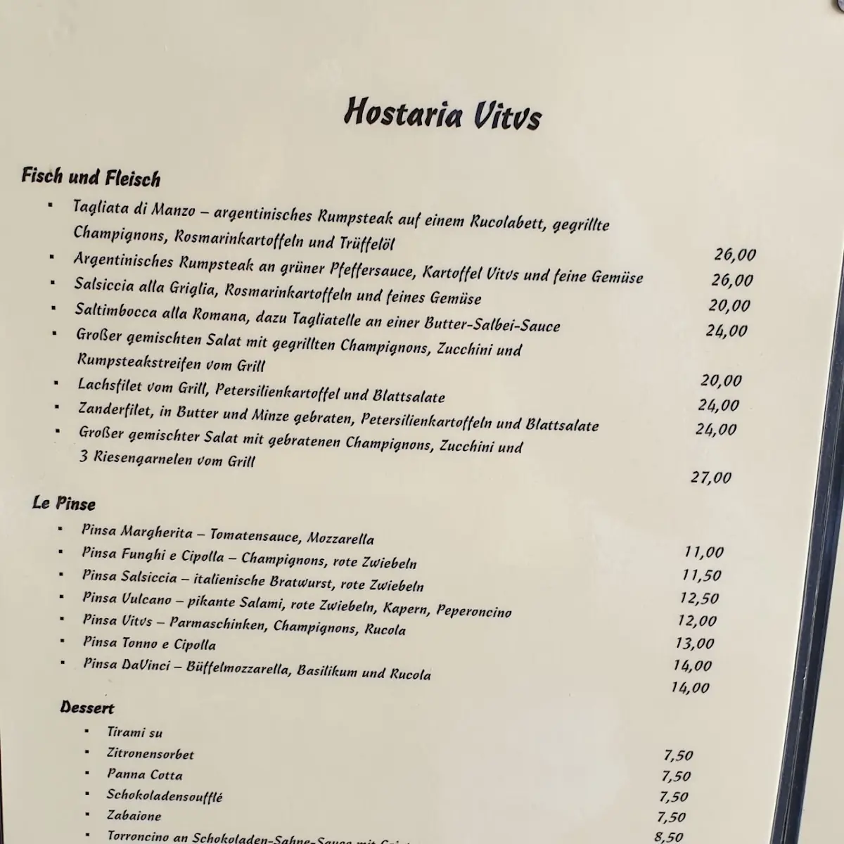 Speisekarte photo 2