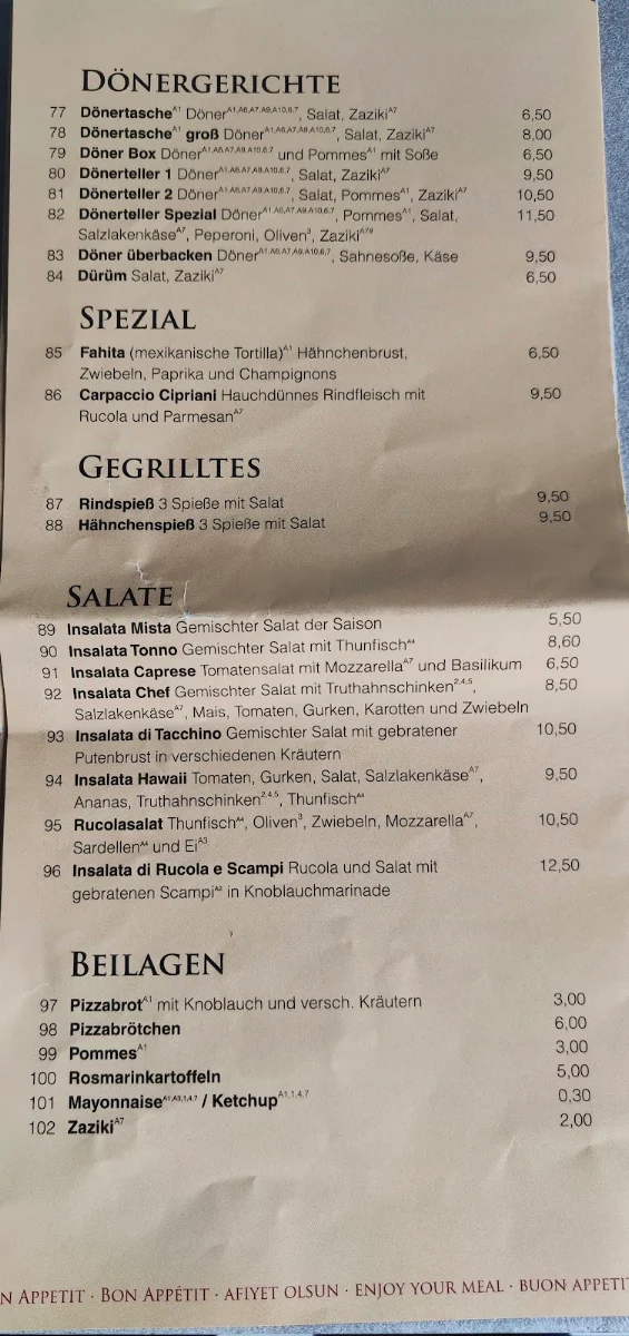 Speisekarte photo 9