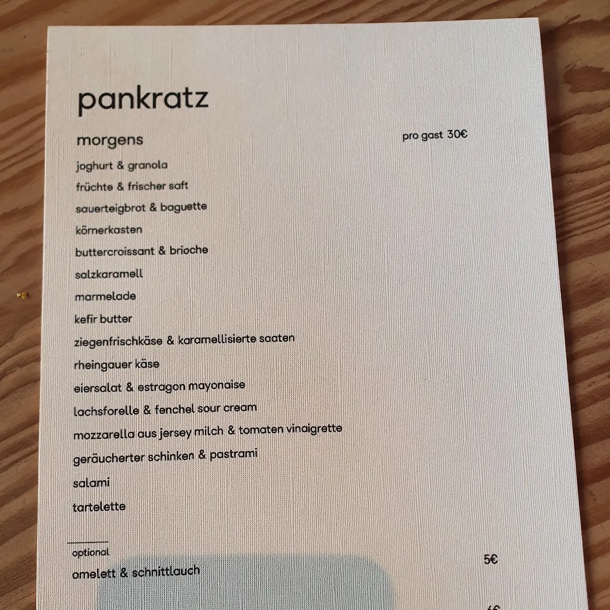 Speisekarte photo 6