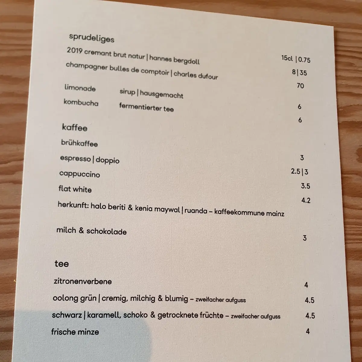 Speisekarte photo 7