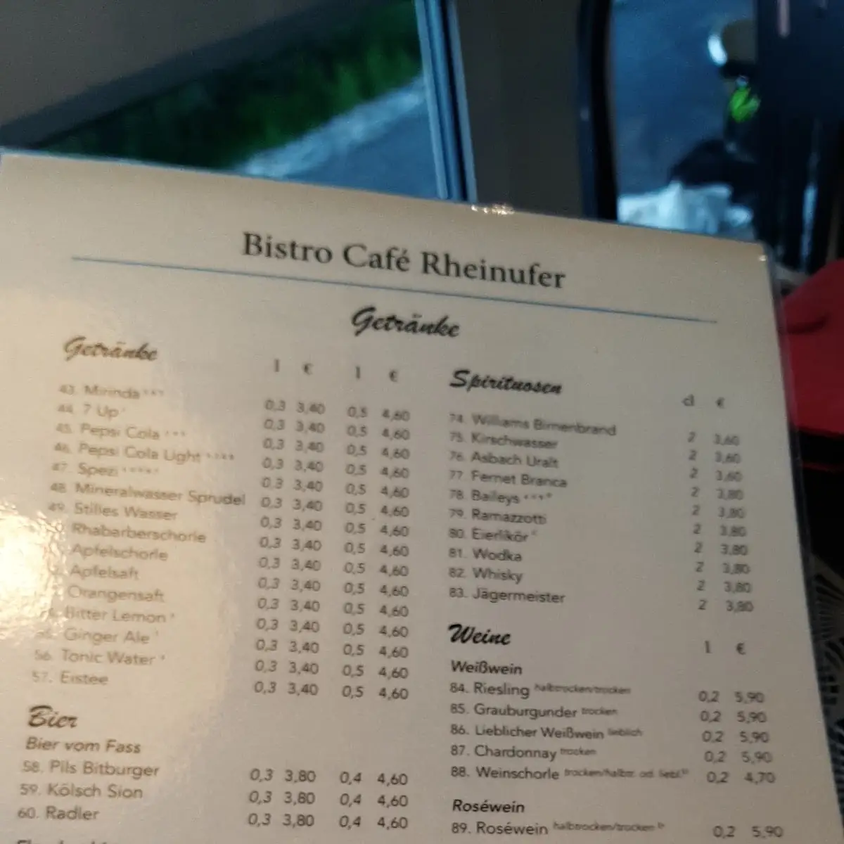 Speisekarte photo 5