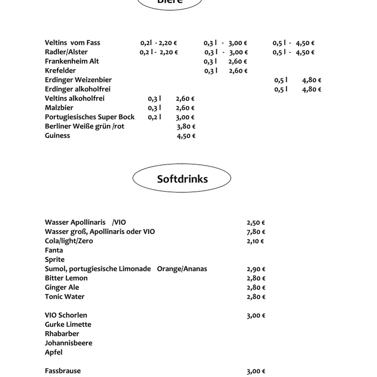 Speisekarte photo 3