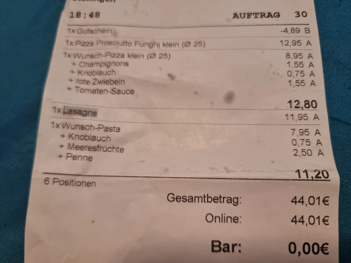 Speisekarte photo 3
