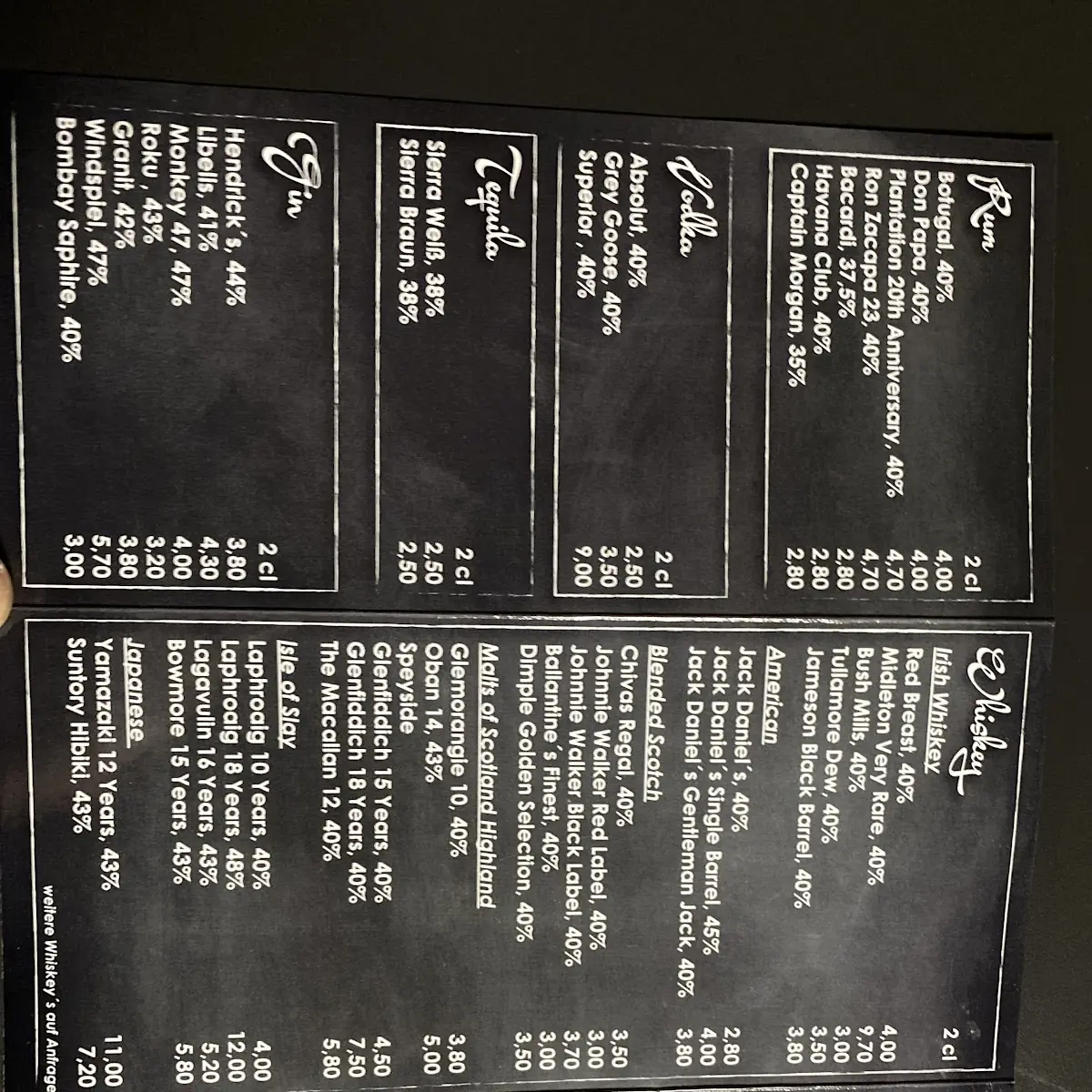Speisekarte photo 2