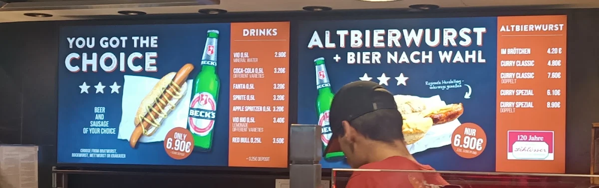 Speisekarte, Meister Bock