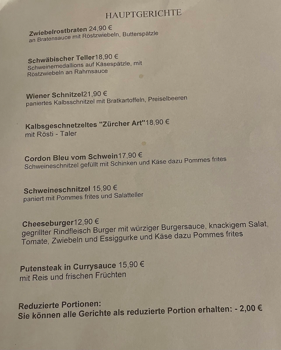 Speisekarte photo 2
