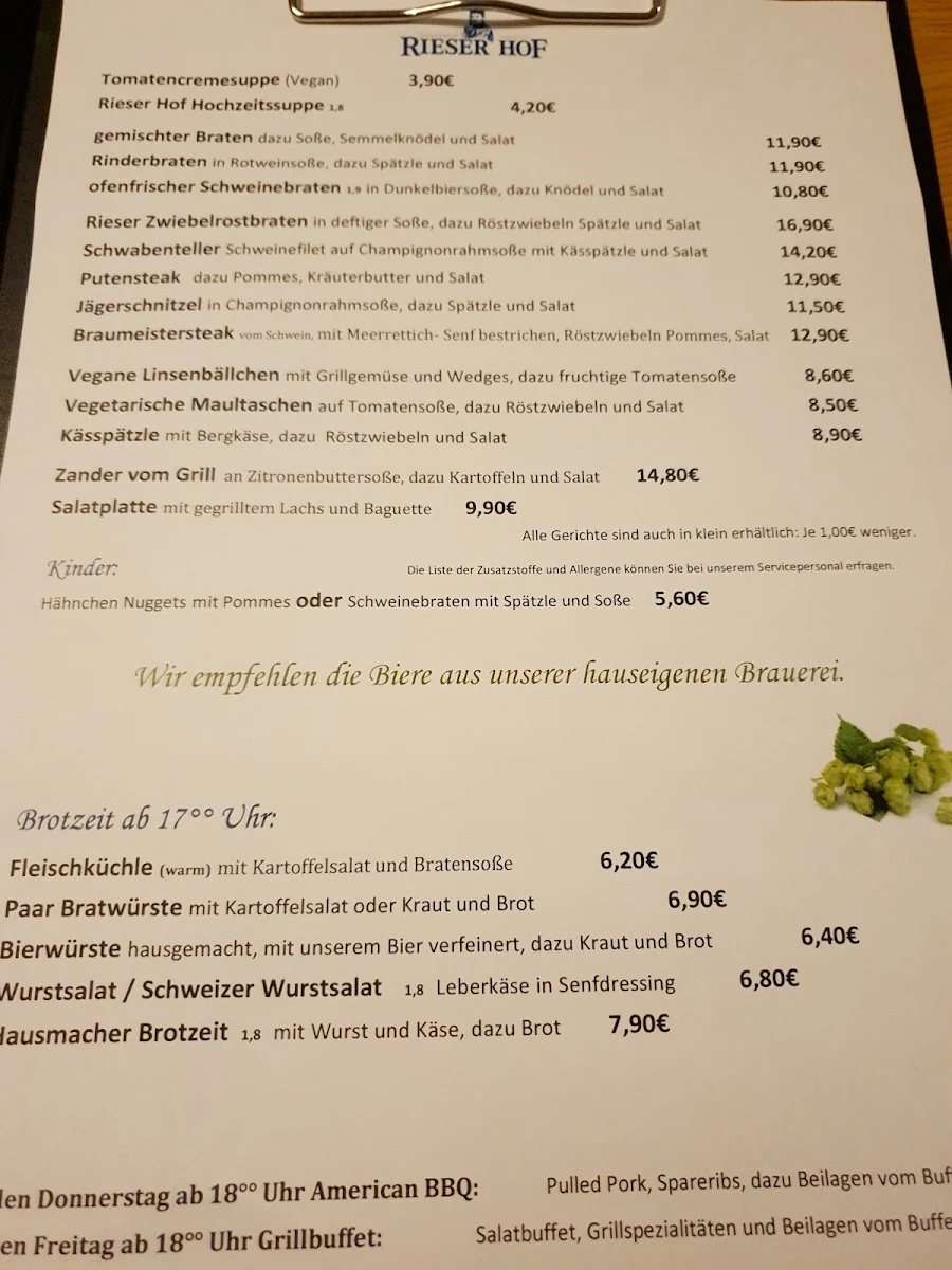 Speisekarte photo 8