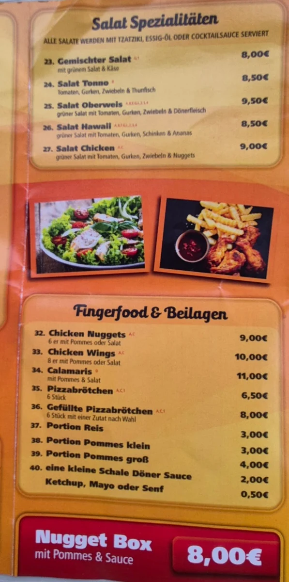 Speisekarte photo 2