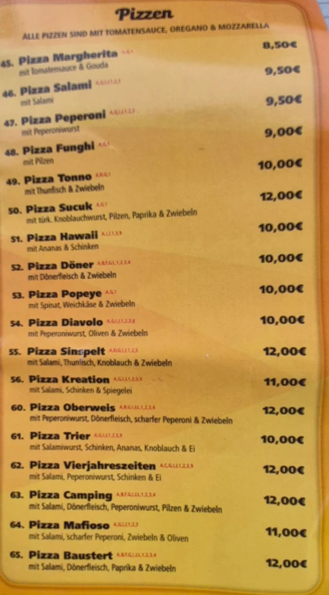 Speisekarte photo 4