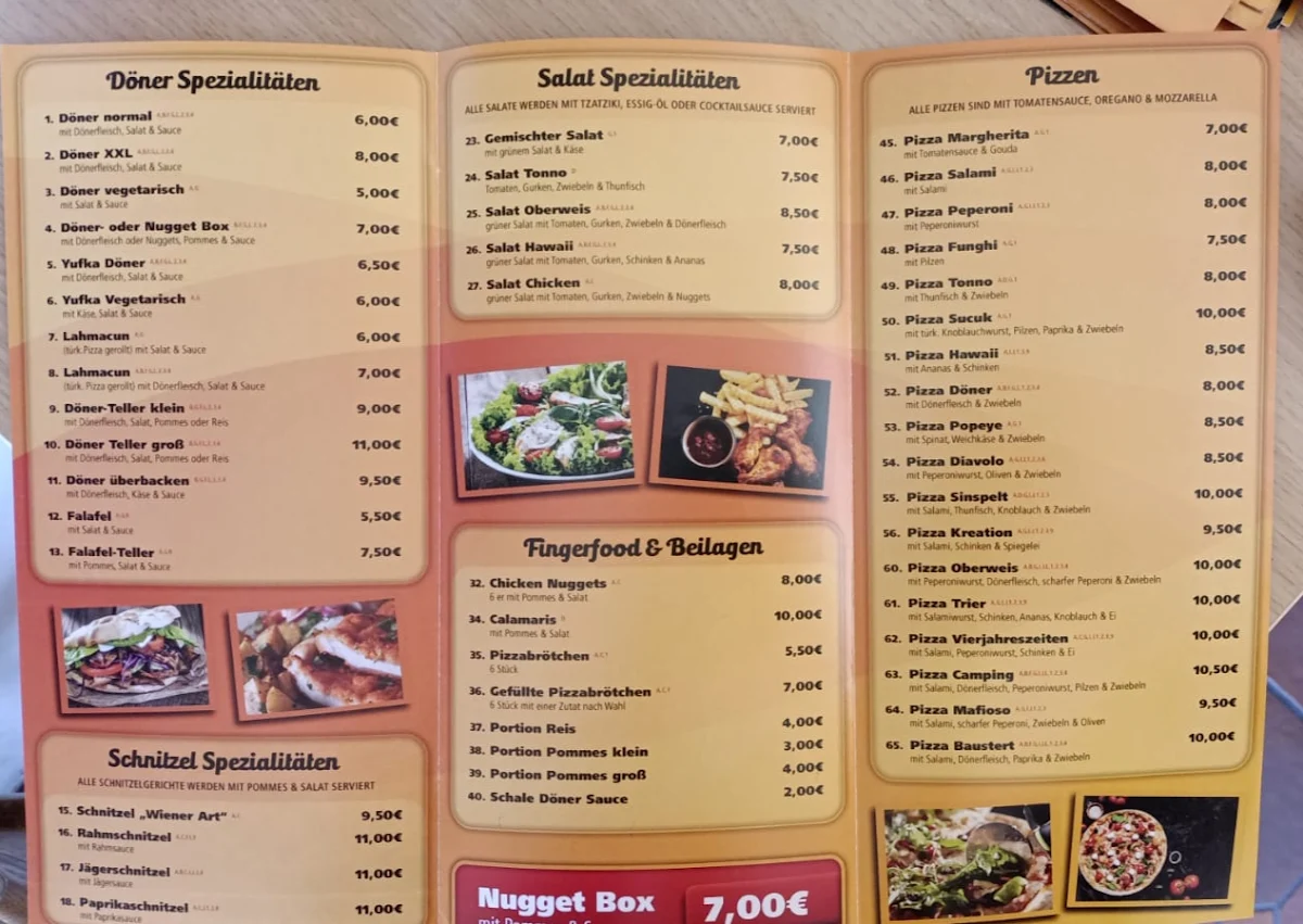 Speisekarte photo 5