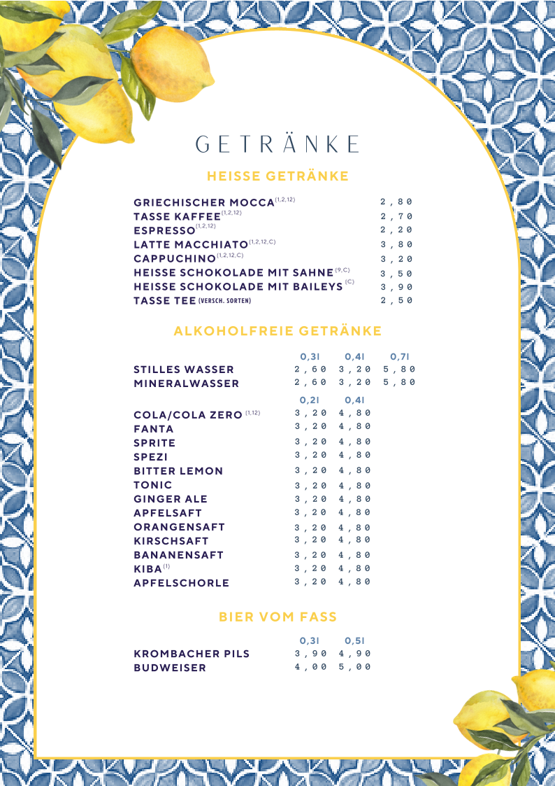 Speisekarte photo 8