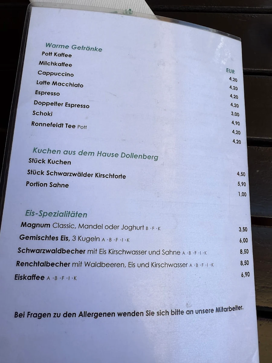 Speisekarte photo 3