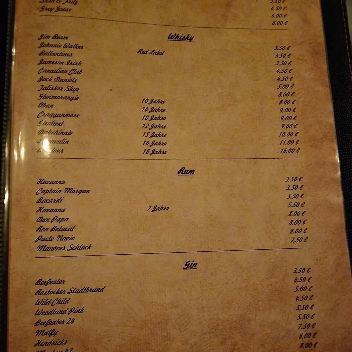 Speisekarte photo 2
