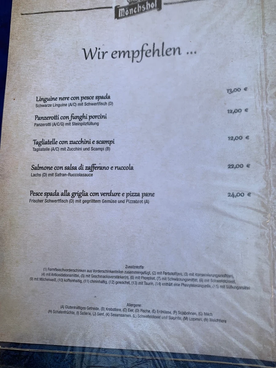 Speisekarte photo 9