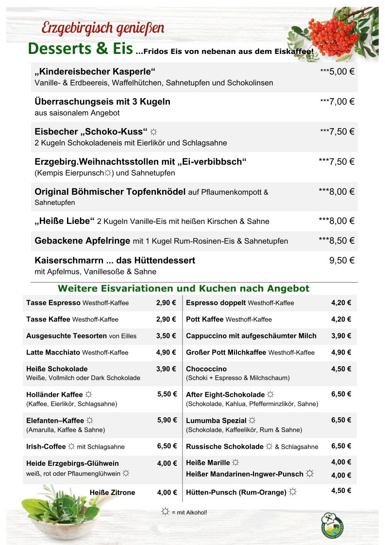 Speisekarte photo 5