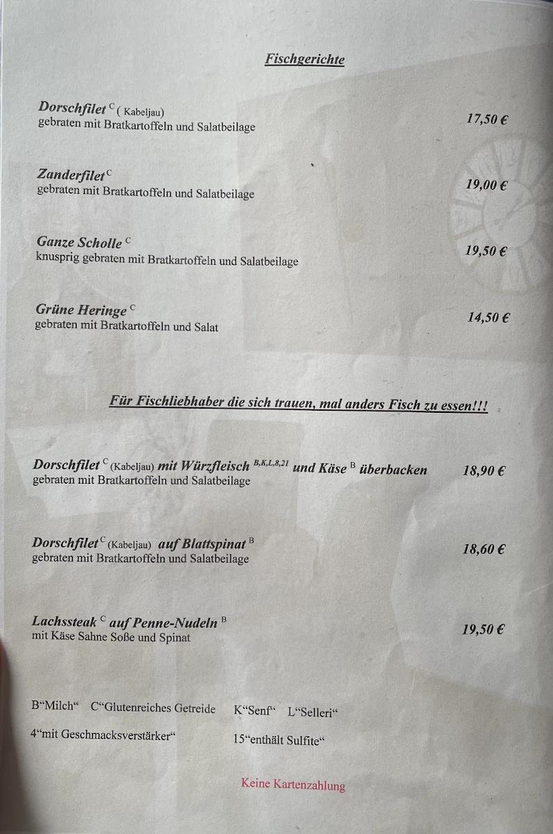 Speisekarte photo 2