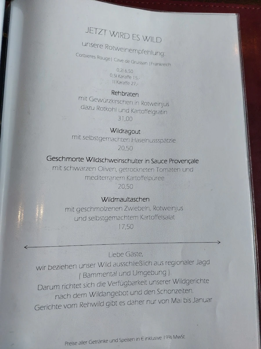 Speisekarte photo 2