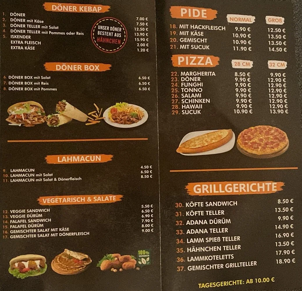 Speisekarte photo 1