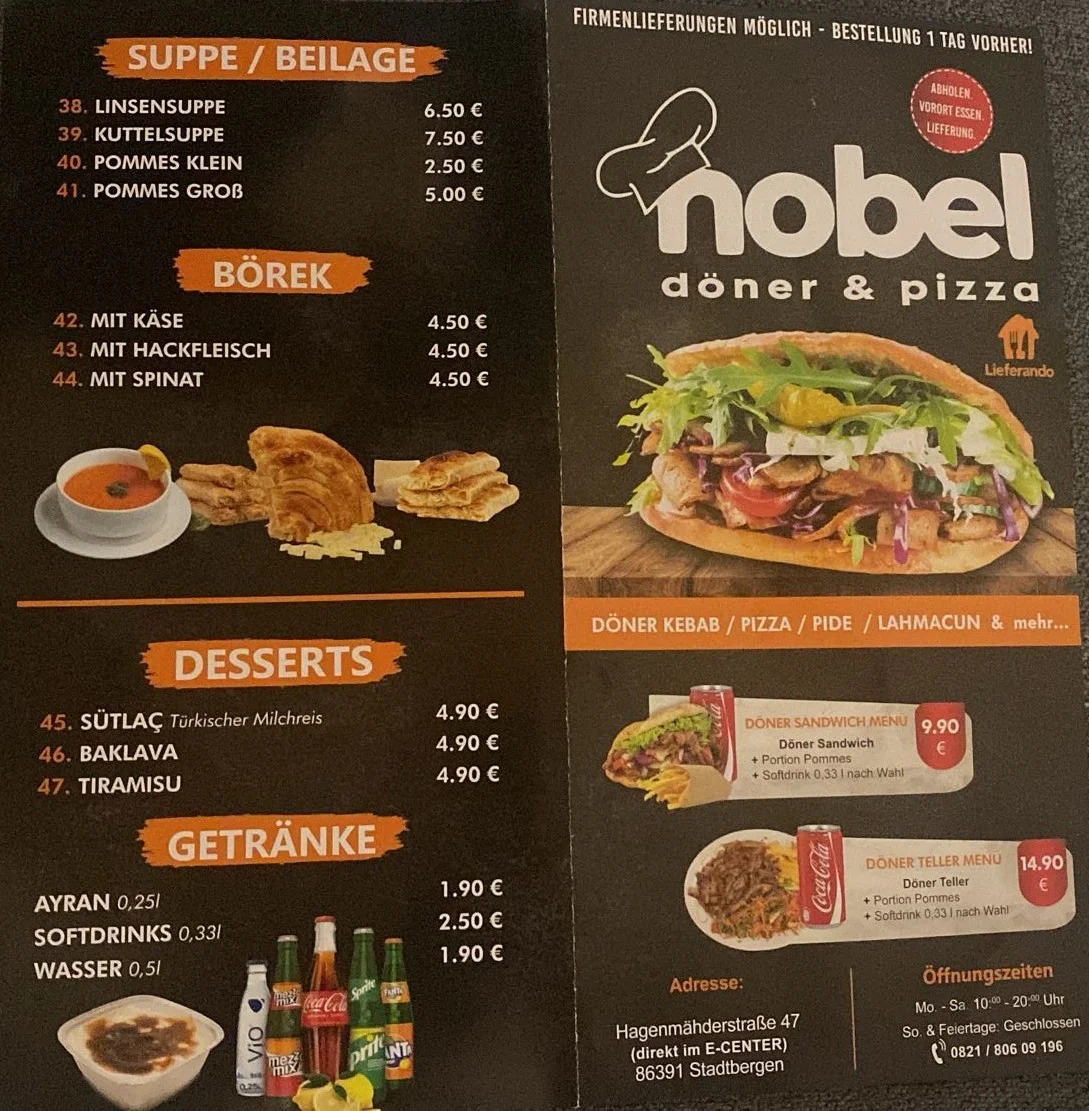 Speisekarte photo 2