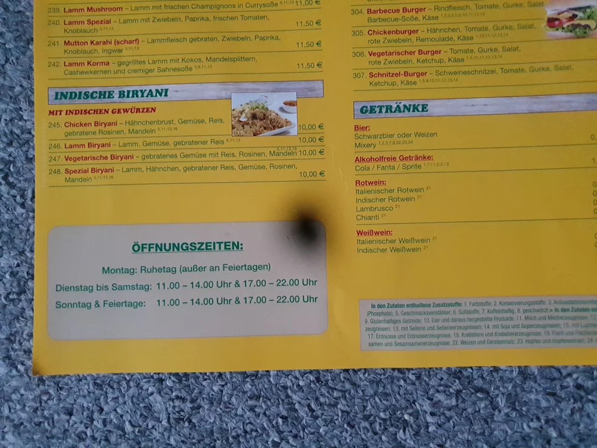 Speisekarte photo 4