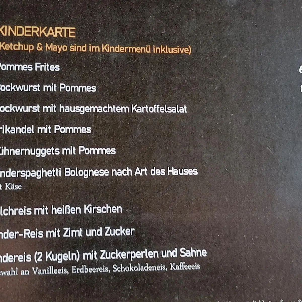 Speisekarte photo 6