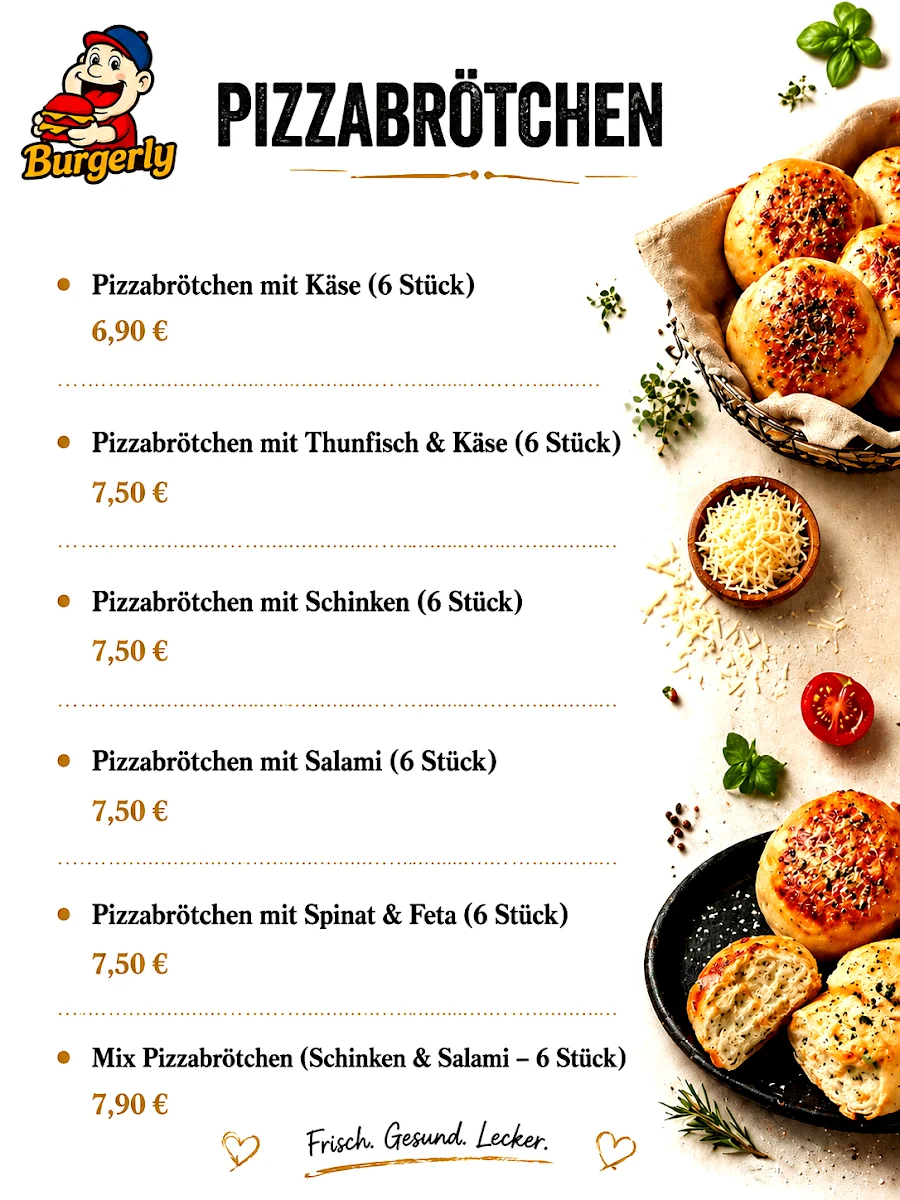 Speisekarte, Burgerly