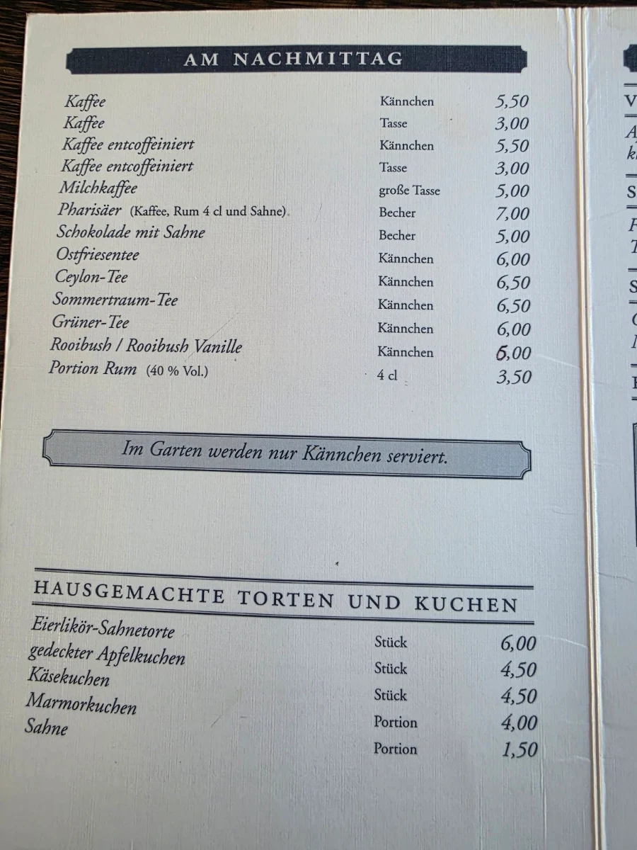 Speisekarte photo 1
