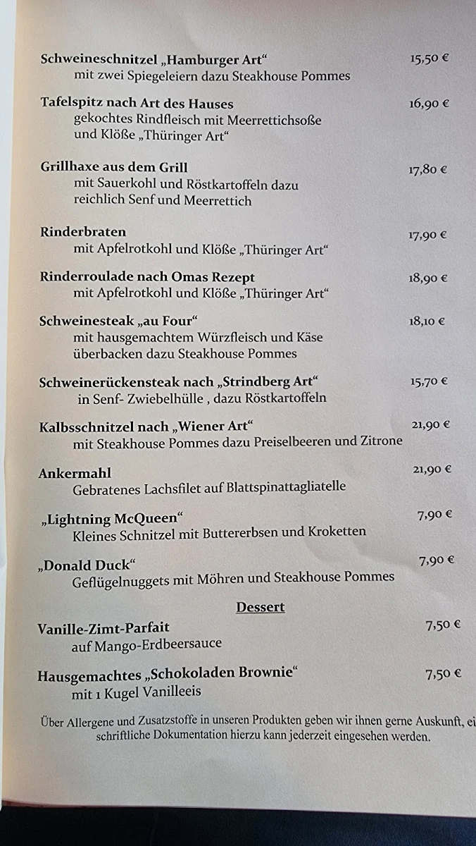 Speisekarte photo 2