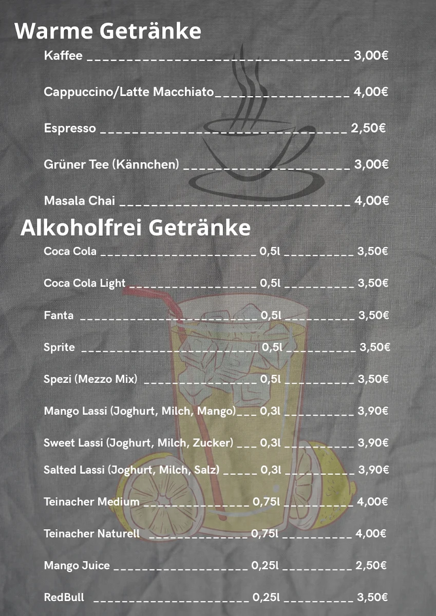 Speisekarte photo 3