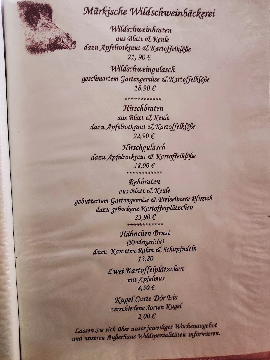 Speisekarte photo 1