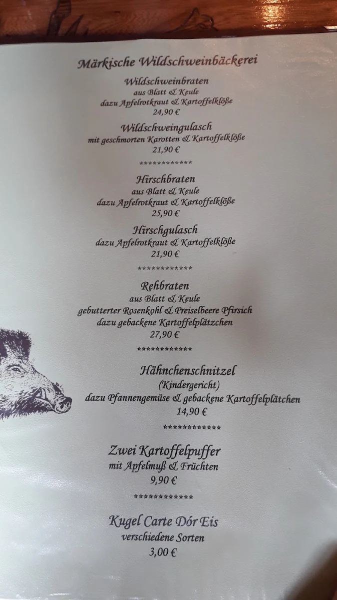 Speisekarte photo 2