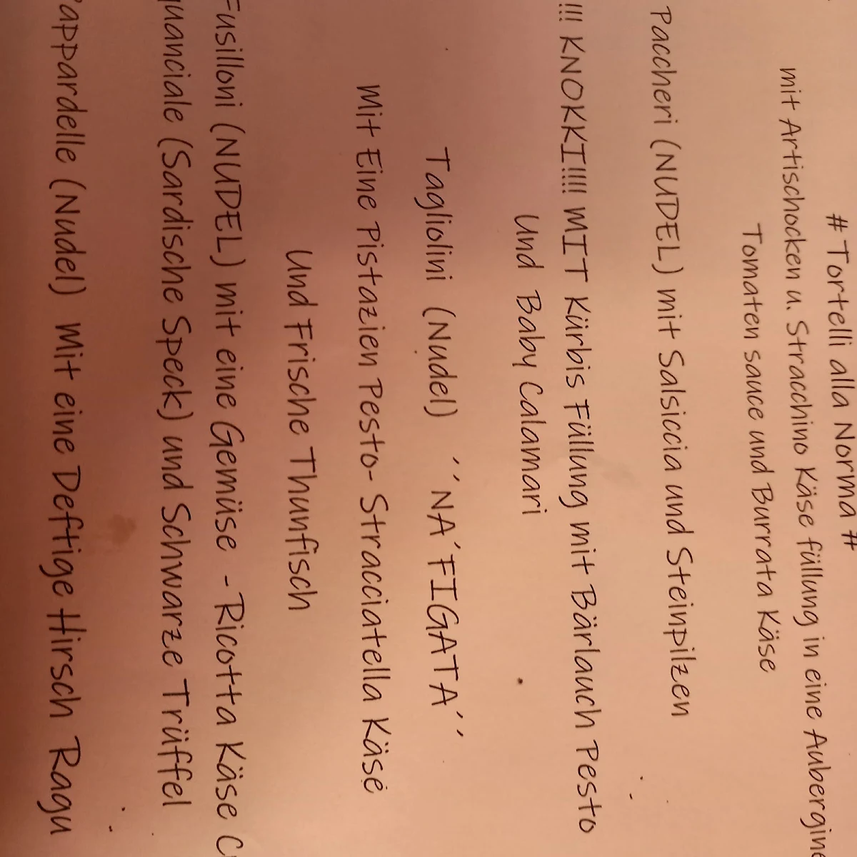 Speisekarte photo 2