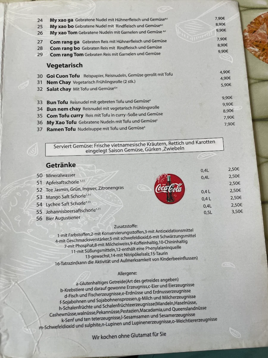 Speisekarte photo 2
