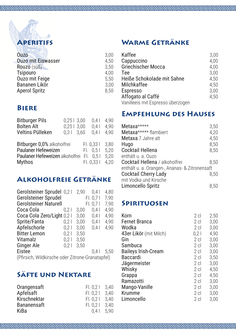 Speisekarte photo 1
