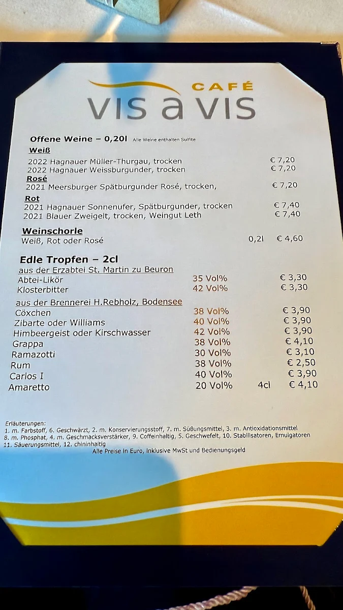 Speisekarte photo 1